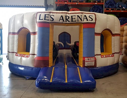 aire de jeux gonflable arenes  Gonflables asg34 vente fabrication location - Animations gonflables ASG34