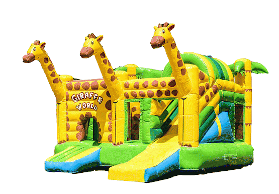 multiplay gonflable girafe jungle gonflable asg34