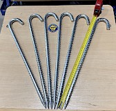 Piquets d'ancrage pour jeux gonflables - 50 cm