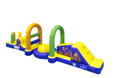 Parcours Gonflable Aqua Ventilé "OBJ" 9M en vente neuf !