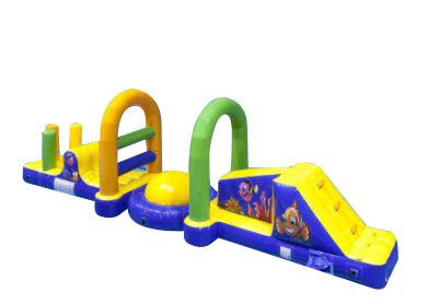 Parcours Gonflable Aqua Ventilé "OBJ" 9M en vente neuf !