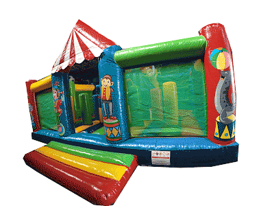 Aire de jeux gonflable "LE CIRQUE"