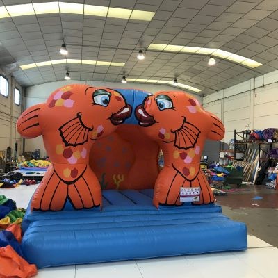 En occitanie, achetez votre château poissons gonflable asg34