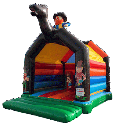 Chateau   chateau farwest western gonflable asg34