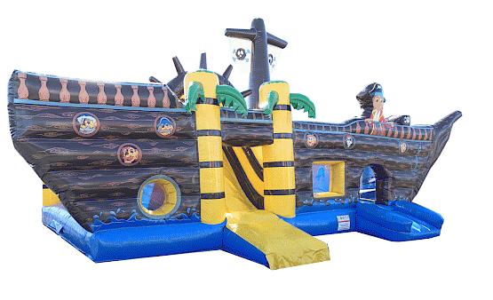 aire de jeux gonflable grand bateau pirates Gonflables asg34 vente fabrication location - Animations gonflables ASG34