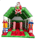Aire de jeu gonflable d'hiver et de noël à la vente ou LOA