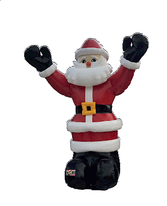 Père Noël Gonflable 3,5 à 4,5m de haut