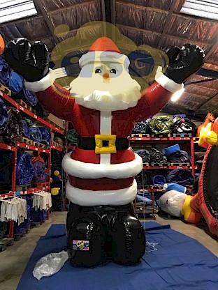 Père Noël Gonflable déco de noël