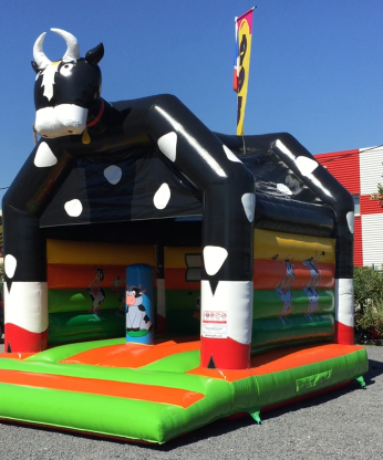 Vente dans l'Hérault / occitanie : Château gonflable vache