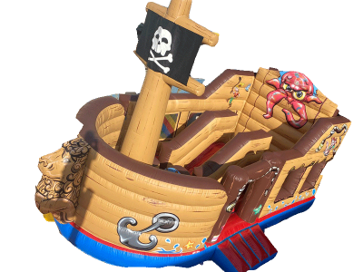 Aire de jeux Gonflable "Bateau PIRATES" 8M