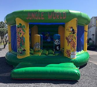 Aire de jeu gonflable " RONDE" Jungle