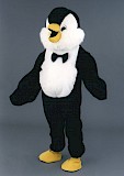Mascotte de pingouin en peluche