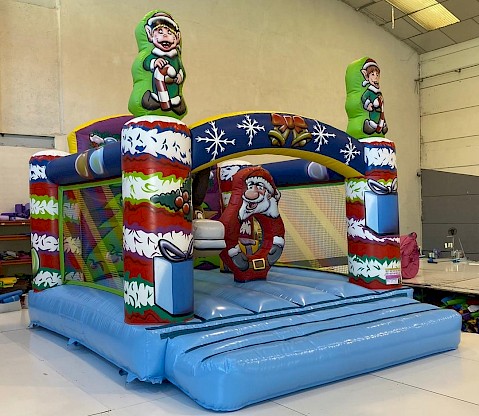 Vente de votre château Gonflable de Noël - Couleurs sur mesure