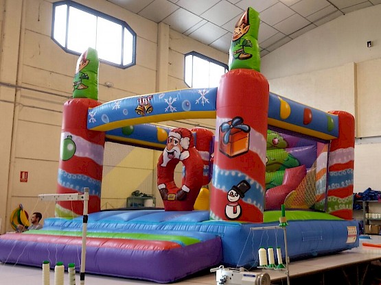 Château Gonflable de Noël pour fêtes de fin d'année