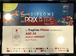 Diplôme TPE : trophée "Piloter"