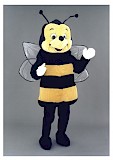 Mascotte d'abeille en peluche