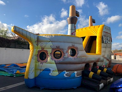 AIre de Jeux Gonflable BATEAU PIRATES