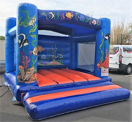 Château Gonflable fun océan / mer / poissons