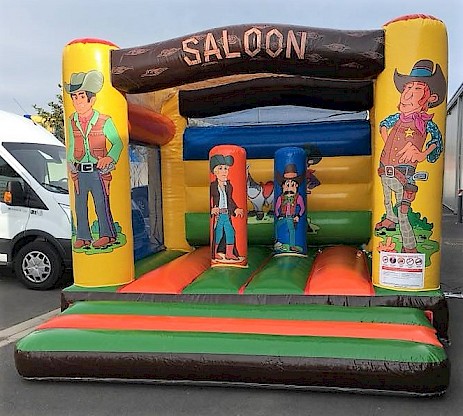 Château Gonflable fun Saloon western