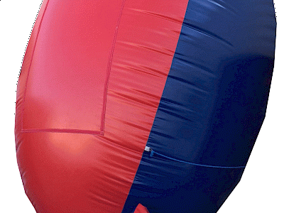 Structure Gonflable "BALLON de RUGBY"