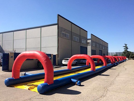 Ventriglisse gonflable de rue pour enfants et adultes
