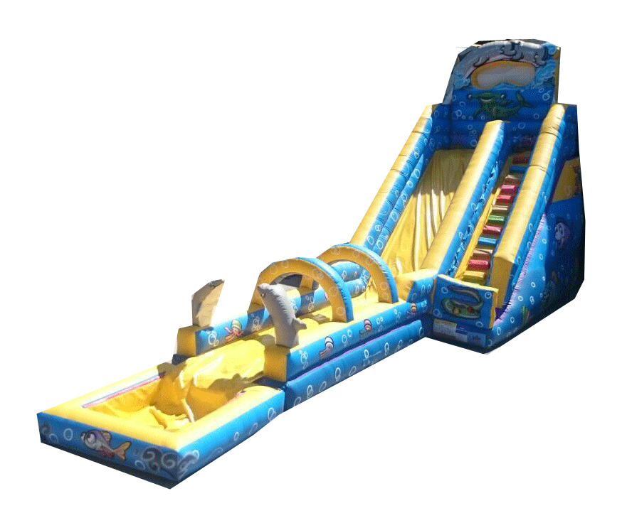 geant toboggan Gonflable super aquatico aquatique Animations
