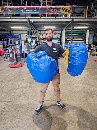 Gants de BOXE géants pour jeux gonflable