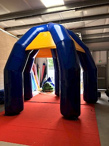 Structure Gonflable DOME brumisateur bleu