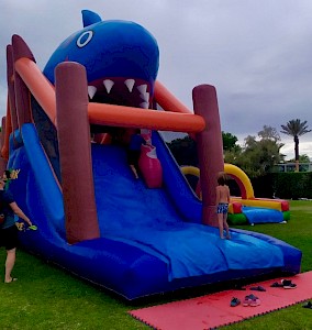 Parcours Gonflable obstacles REQUIN