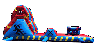 Parcours Gonflable Ventilé AQUA "WARRIOR" 10M :  vente location fabrication
