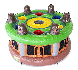 Attraction Gonflable "CHASSE TAUPES"