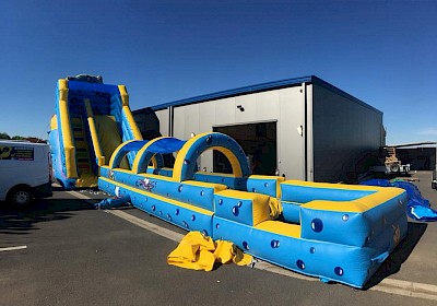 Toboggan Gonflable SUPERGLISSE AQUA