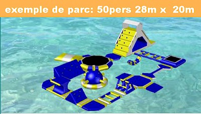 Parc Gonflable  "50pers MODULES" airtag