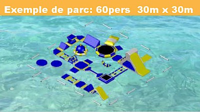 Parc Gonflable "60pers MODULES" airtag