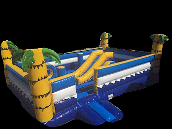 Aire de jeux Gonflable "AQUALUDIQUE"