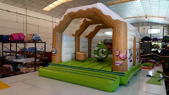 Aire de jeu gonflable "Hiver", vue d'ensemble