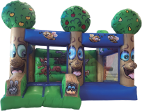 aire de jeux gonflable foret arbres Gonflables asg34 vente fabrication location - Animations gonflables ASG34