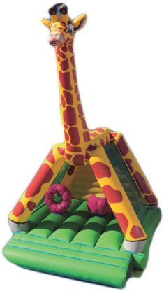 Chateau   chateau girafe gonflable asg34