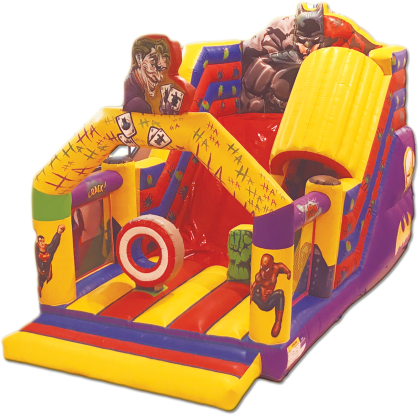 toboggan tunnel SH gonflable asg34  - Animations gonflables ASG34 : location et vente de jeux gonflables