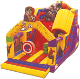 Vente de toboggan tunnel SH gonflable asg34  - Vos jeux gonflables