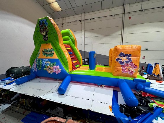 Fabrication de vôtre parcours aquatique mediana gonflable de 8m
