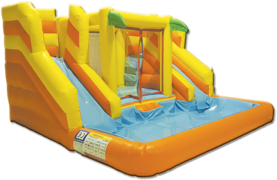 Toboggan Gonflable "AQUAZONE"