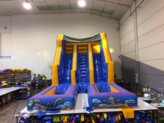 Toboggan double Aquarius vendu neuf