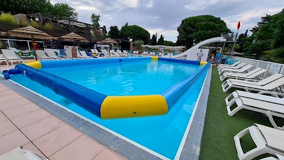 Pack Stadium, pour jeux, gonflables, flottant à installer sur piscine