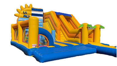 Aire de jeu gonflable  " LA MER"  AQUA
