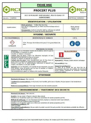 ECO DETERGENT SURPUISSANT, MULTI-USAGE ET ALIMENTAIRE