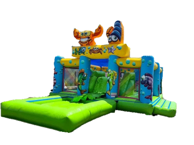 Aire de jeu gonflable  "AQUASPLASH"