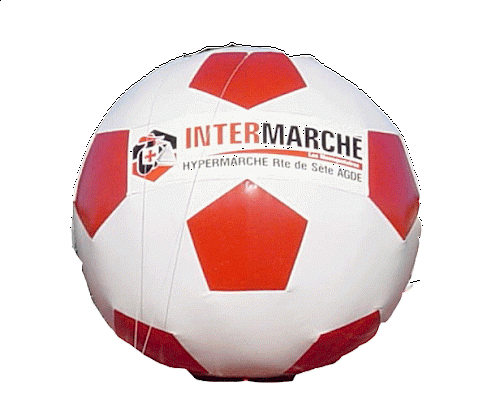 Ballon de football gonflable géant publicitaire sur mesure