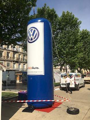 Totem gonflable publicitaire pour vos événements