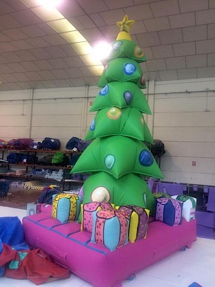 Sapin de noël gonflable 4,5m de hauteur